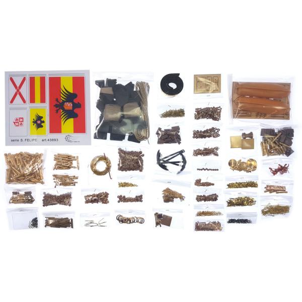 Mantua Model San Felipe 1690 1:75 kit (obrázek 9)