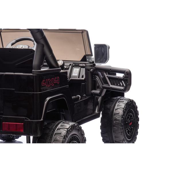 Elektrické autíčko Toyota FJ Cruiser XXL s pohonem 4×4, licencované (Dvou místné), černé,