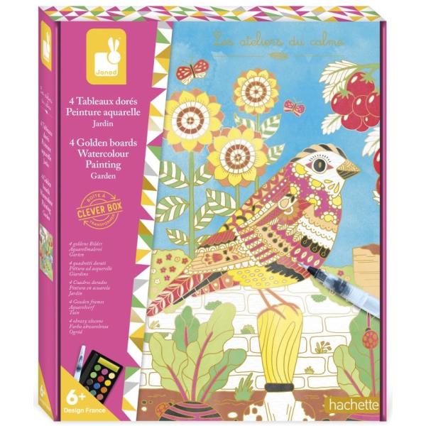 Janod Atelier Sada Maxi Maľovanie vodovými farbami Záhrada od 6 rokov