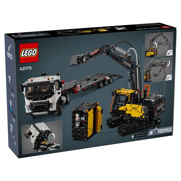 LEGO® Technic 42175 Nákladní auto Volvo FMX a elektrický bagr EC230 (obrázek 6)
