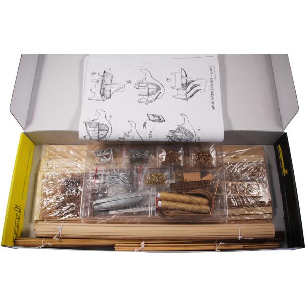 MAMOLI Rattlesnake 1779 1:64 kit (obrázek 8)