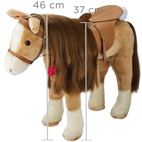 Götz hnědý poník Sparky na česání a ježdění pro panenky 50cm (obrázek 7)