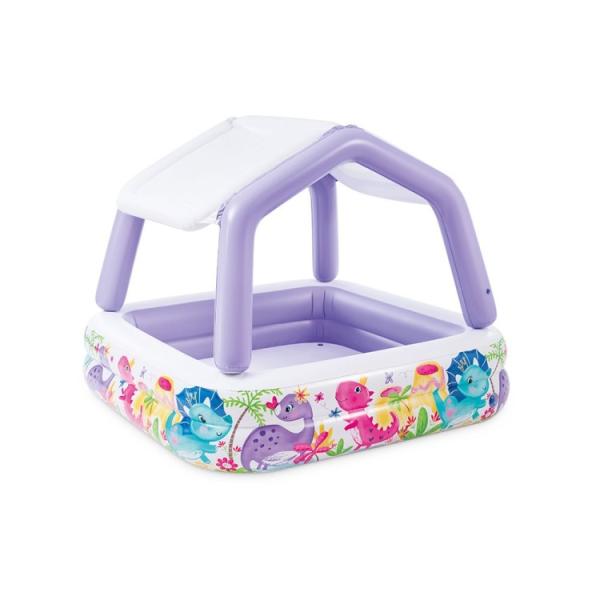 Intex nafukovací detský bazénik Akvárium so strieškou 57470, 157×157×122 cm