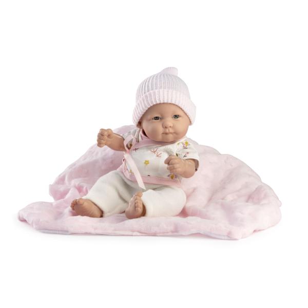 Guca 855 New Born holčička - realistická panenka s celovinylovým tělem - 25 cm