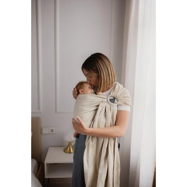 BOBA Nosič dětí / šátek Ring Wrap – Pampas