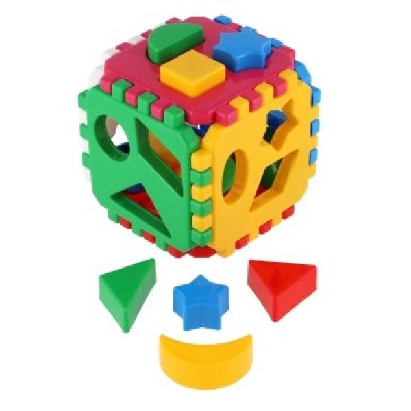 Vkládačka kocka plast 12x12cm