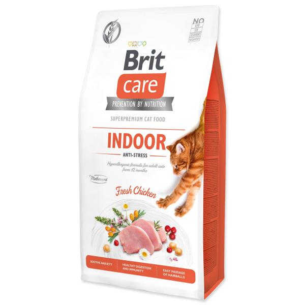 Krmivo Brit Care Cat Grain-Free Indoor Anti-stress 7kg