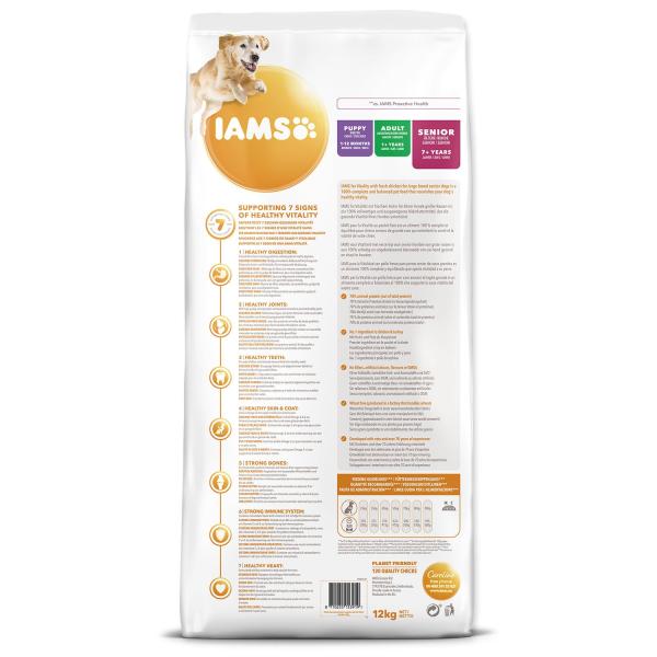 IAMS Dog Senior Large Chicken 12kg (obrázek 4)