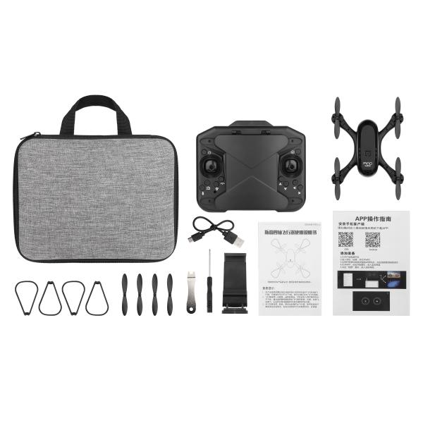 Drone pieghevole con fotocamera WIFI 720p RC a controllo remoto 9x9x4 cm