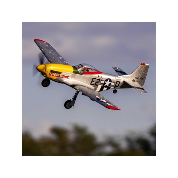 E-flite P-51D Mustang 0.49m Detroit Miss SAFE Select BNF Basic (obrázek 5)
