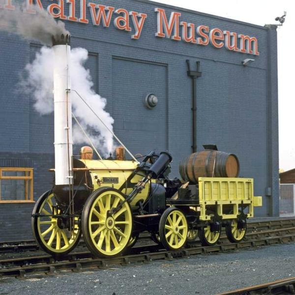 Bigjigs Rail Replika historické lokomotivy Rocket + 2 koleje (obrázek 5)