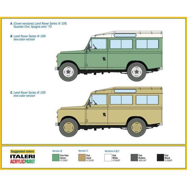 Model Kit auto 6542 – LAND ROVER III 109 „Guardia Civil“ (1:35)