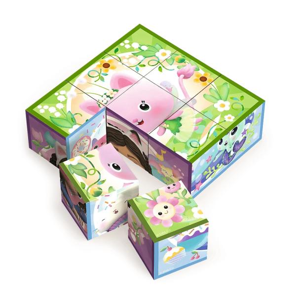 Trefl Dřevěné kostky Gabby´s Dollhouse