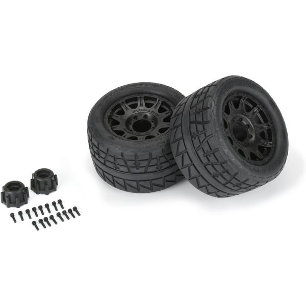 Pro-Line kolo 3.8" 1:8, pneu Menace HP BELTE, disk čený H17 (2) (obrázek 3)