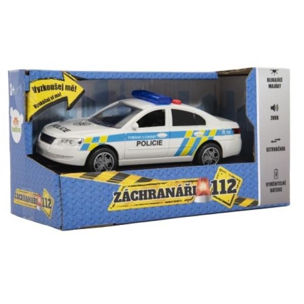 Auto policie plast na baterie se zvukem se světlem na setrvačník (obrázek 5)