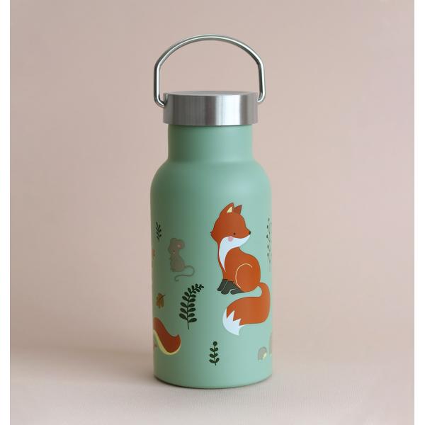 A Little Lovely Company - nerezová láhev na pití, 350 ml - kamarádi z lesa (obrázek 8)
