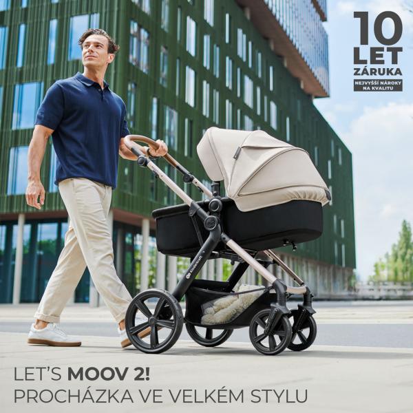 KINDERKRAFT Kočík kombinovaný Moov 2 Air 3v1 Pure Black (obrázek 3)