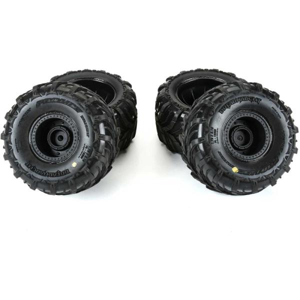 Pro-Line kolo 1:16, pneu Dreadnaught, disk černý (4): Arrma Gorgon/Quake Grom (obrázek 3)