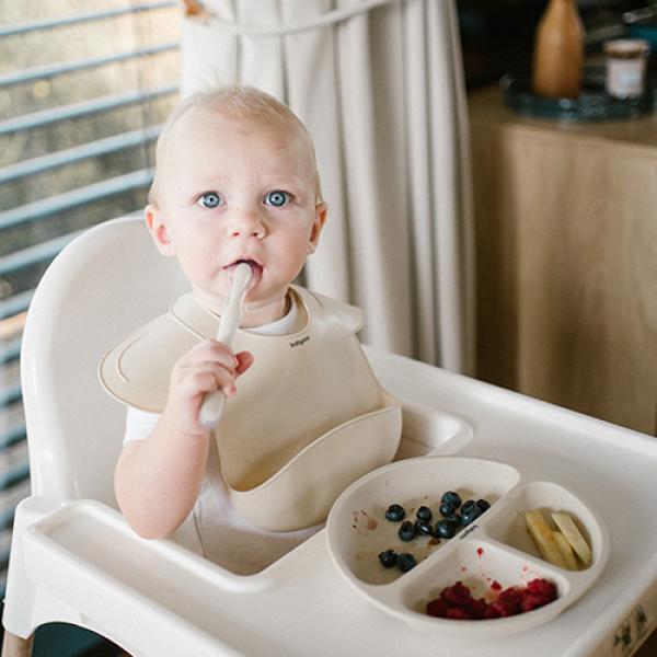 BABYONO Talíř silikonový s přísavkou - béžový 6m+ (obrázek 6)