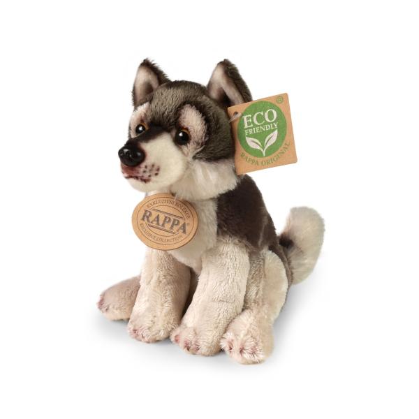 Plyšový vlk sediaci 15 cm ECO-FRIENDLY