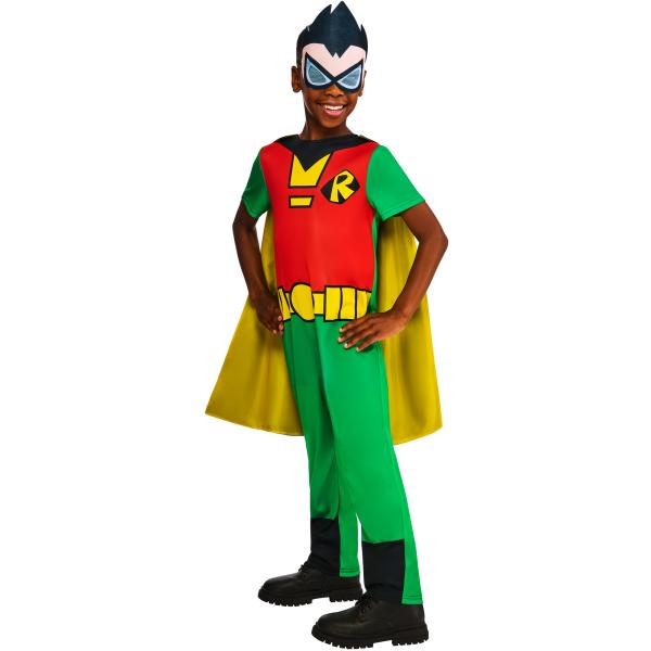 TEEN TITANS GO ROBIN dětský kostým velikost S(122-128cm) (obrázek 6)