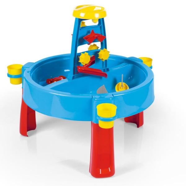 Dolu Tavolo Da Attività 3 In 1 Con Sabbia E Acqua Tavolo Da Attività Blu Da Giardino Per Esterni, Giochi Con Sabbia Per Bambini 2 Anni-image