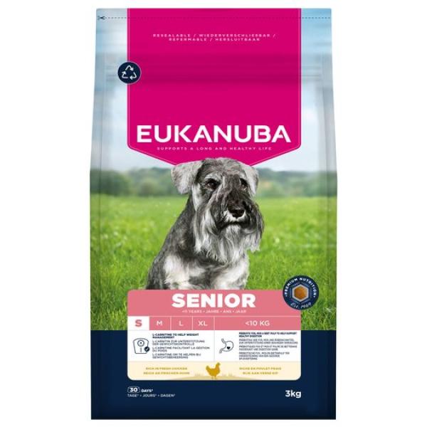 Krmivo EUKANUBA Senior Small bohaté na čerstvé kuře 3 kg (obrázek 10)