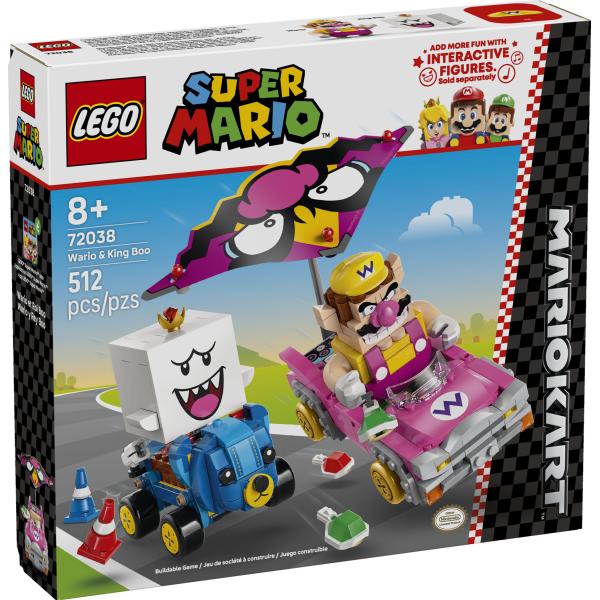 LEGO® Super Mario 72038 Mario Kart™ – Wario a King Boo
