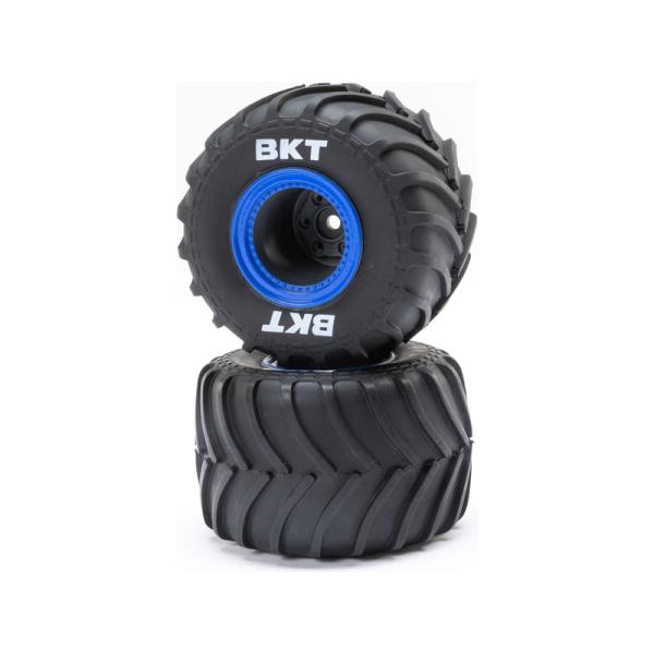Losi koleso s pneu MT, badlock modrý(2): Mini LMT