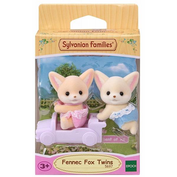 Sylvanian Families Dvojčata lišky Fenek s autíčkem (obrázek 5)