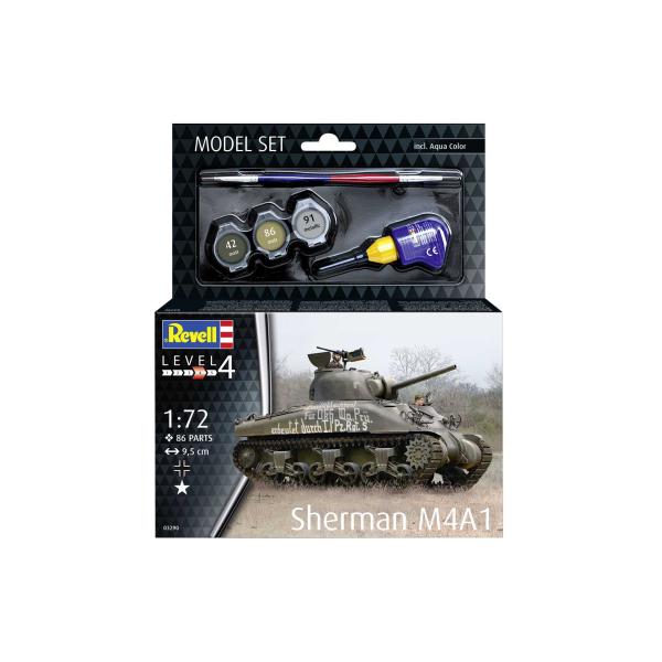 ModelSet tank 63290 - Sherman M4A1 (1:72) (obrázek 3)