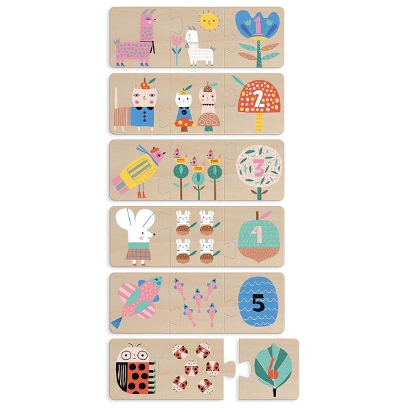 Vilac Puzzle En Bois Maman Et BéBé-image