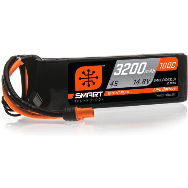 Spektrum Smart LiPo 14.8V 3200mAh 100C IC3