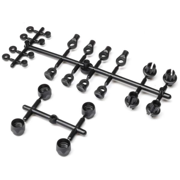 Axial diely tlmičov, plastové: SCX10 PRO