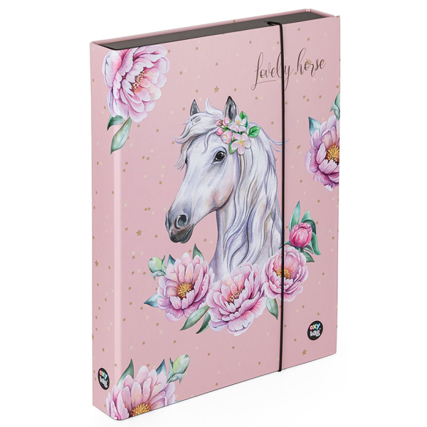 Box na zošity A4 Jumbo kôň romantic