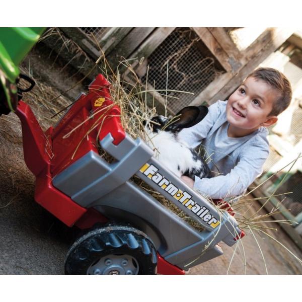 Rollytoys Šlapací traktor Rolly Junior s nakladačem a přívěsem (obrázek 3)
