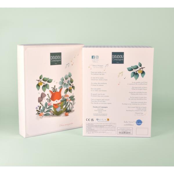 Doudou Dárková sada Plyšový muchláček liška Romarin 27 cm