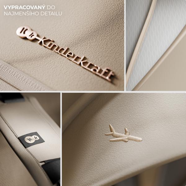 KINDERKRAFT SELECT Kočárek sportovní Pilot 2 Beige (obrázek 8)