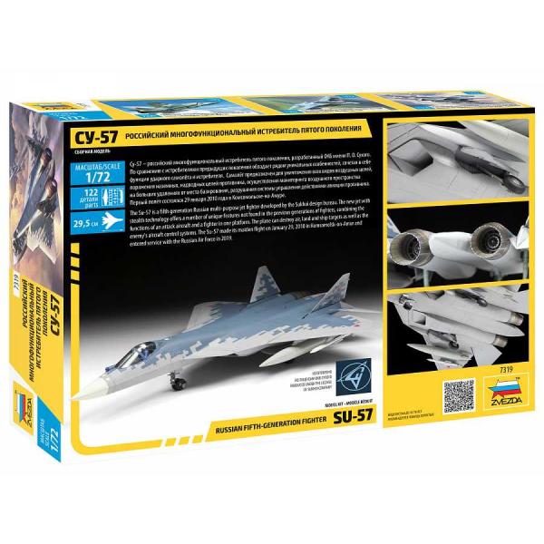 Model Kit letadlo 7319 – Sukhoi SU-57 (1:72)