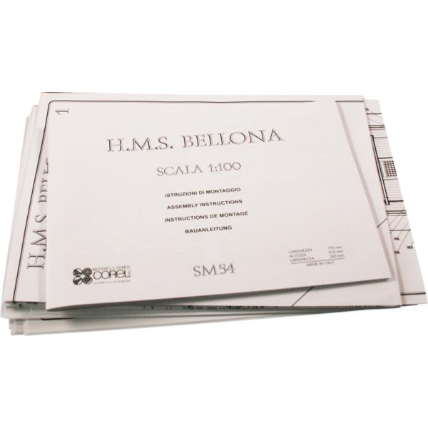 COREL H.M.S. Bellona 1760 1:100 kit (obrázek 10)