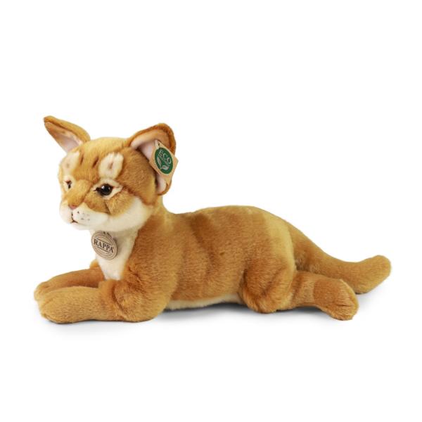 Plyšová kočka habešská 30 cm ECO-FRIENDLY (obrázek 3)