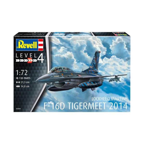 ModelSet letadlo 63844 - Lockheed Martin F-16D Tigermeet 2014 (1:72)