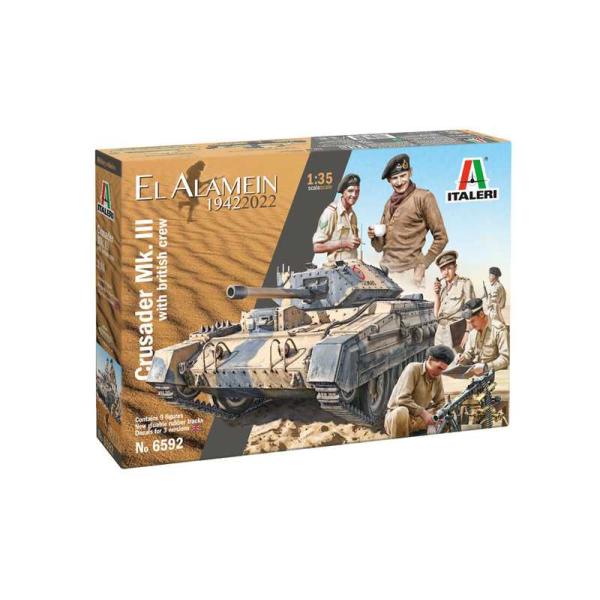 Model Kit military 6592 - Crusader Mk. II & British Tank Crew (1:35)