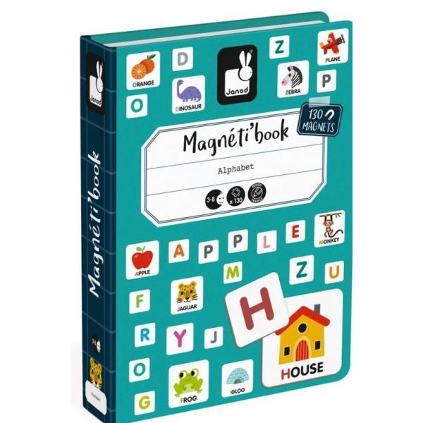 Janod Magnetibook Abeceda anglická Magnetická kniha pro děti (obrázek 5)