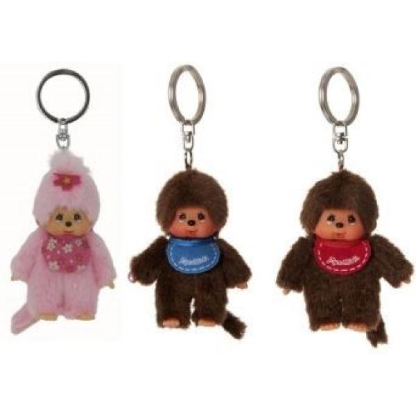 Monchhichi Mončiči klíčenka 3 barevné varianty 10cm (obrázek 3)