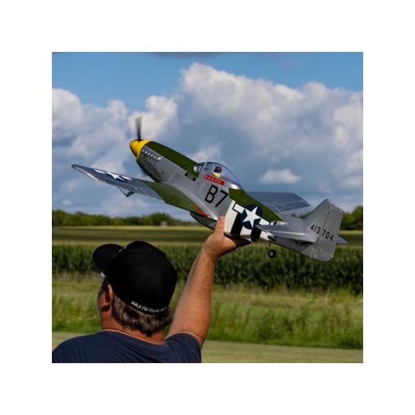 E-flite P-51D Mustang 1.0m AS3X+ SAFE Select BNF Basic