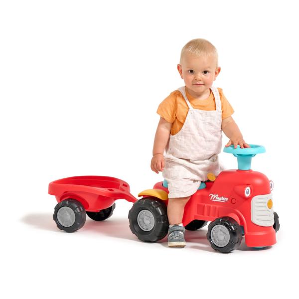 Falk Odrážedlo 900C baby Maurice červený vintage s přívěsem (obrázek 8)