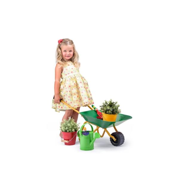 Woody Dětský kolečko kovový zelený