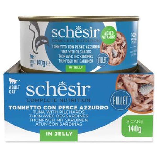 Konzerva SCHESIR tuňák a sardinky v želé 140g