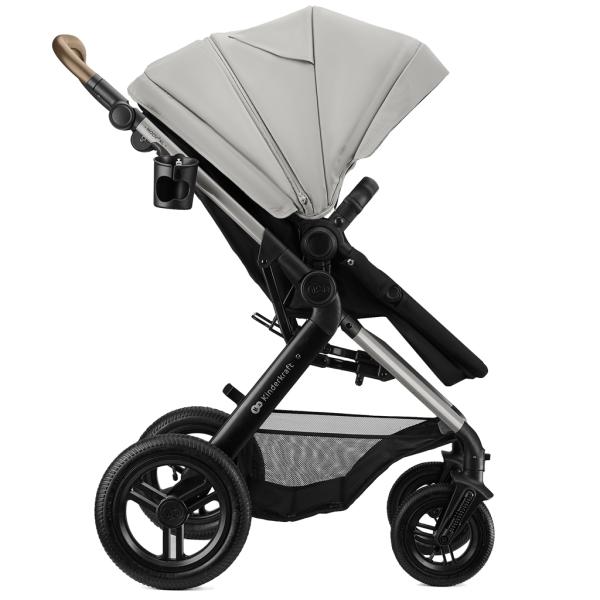 KINDERKRAFT Kočárek kombinovaný 3v1 Moov 2 XL Air Grey (obrázek 5)